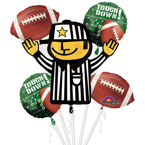 Football Bouquet of Balloons (5pc)