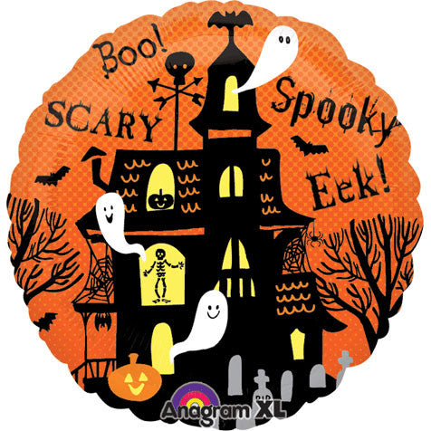 18" Spooky Haunted House