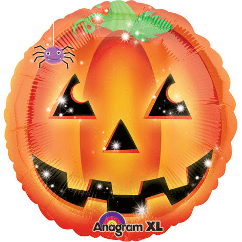 18" Playful Pumpkin Foil Balloon