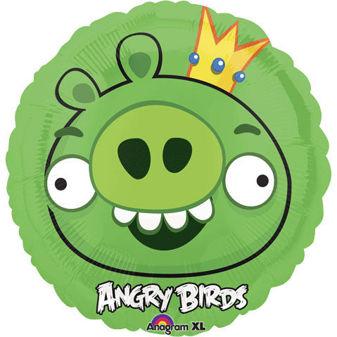 18" Angry Birds King Pig Foil Balloon