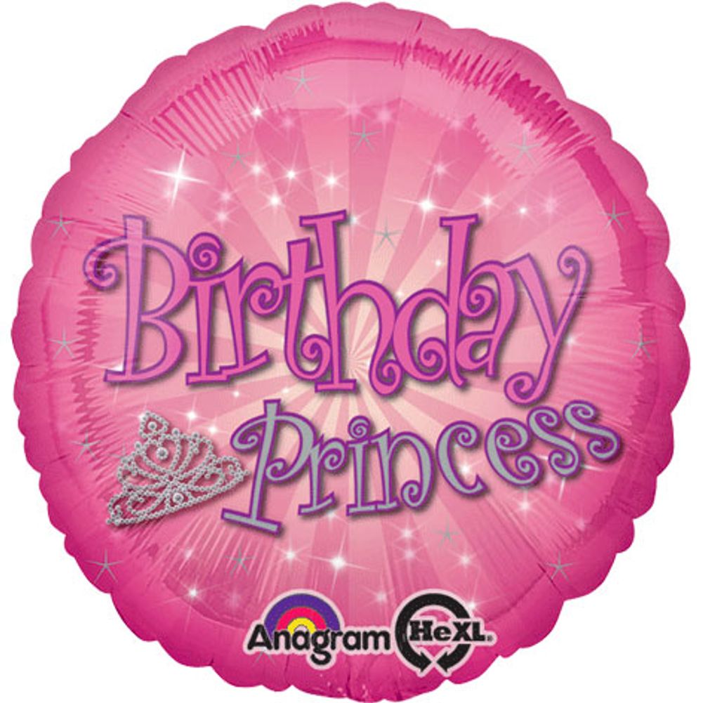 18" Birthday Princess Hx