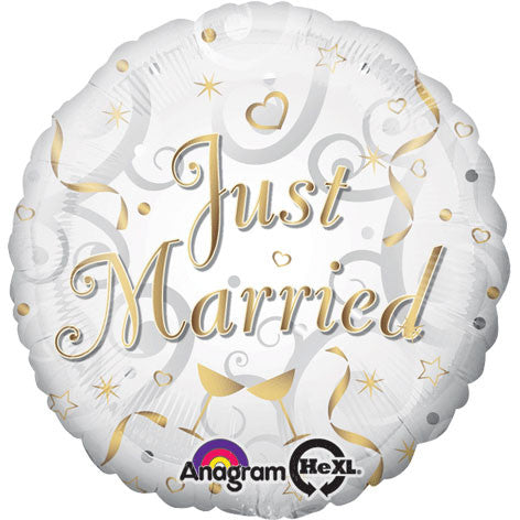 18" Just Married Hx