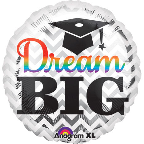 18" Dream Big Grad Hx