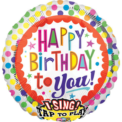 28" Happy Birthday To You Dots Sing-a-tune