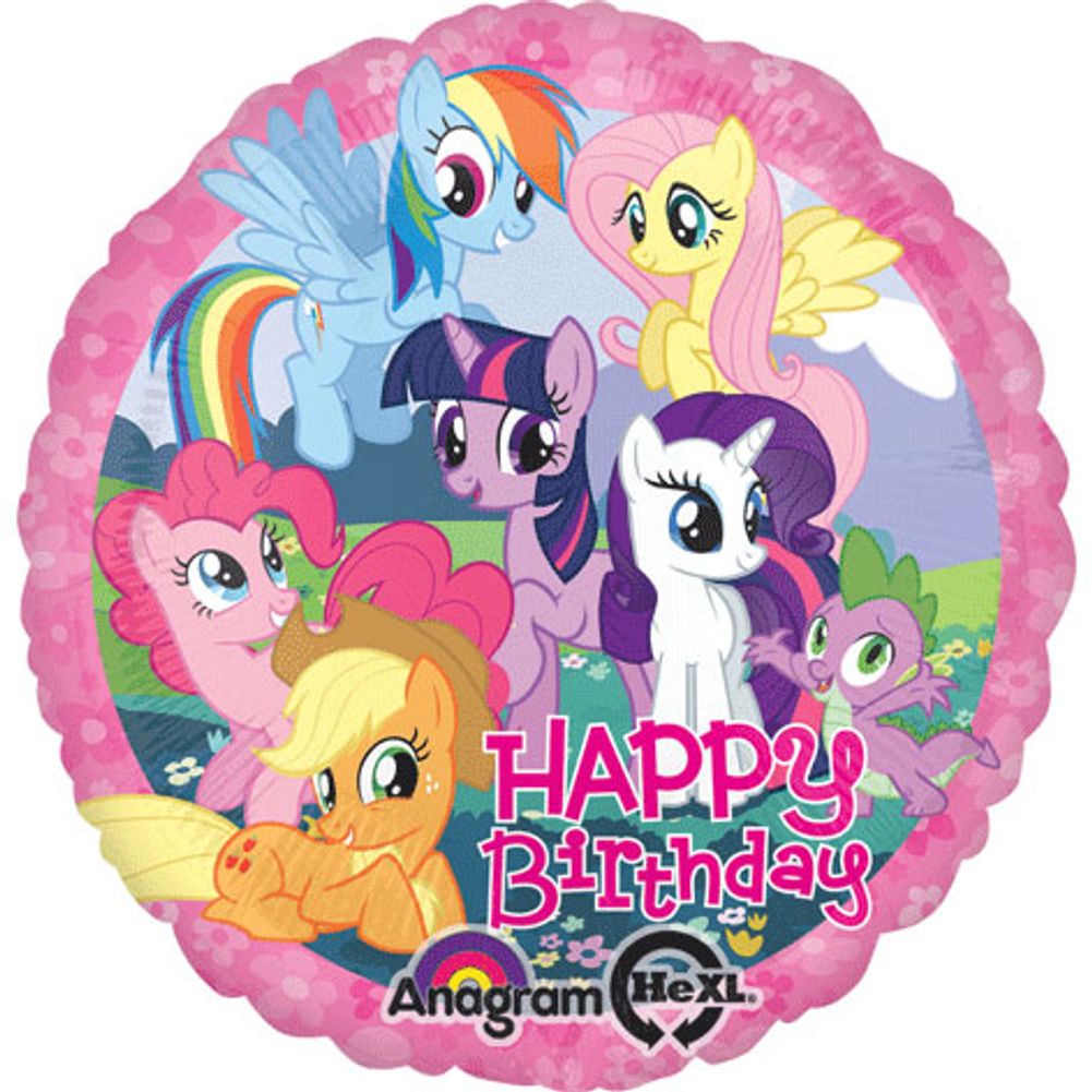 18" My Little Pony Birthday Foil Balloon (1ct)