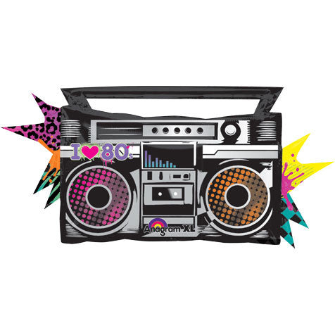 Totally 80's Boombox Super Shape
