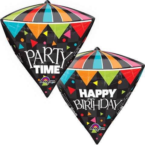 16" Birthday Party Time Cone