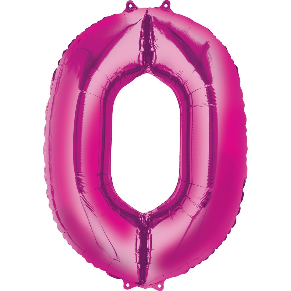 34" NUMBER 0 PINK