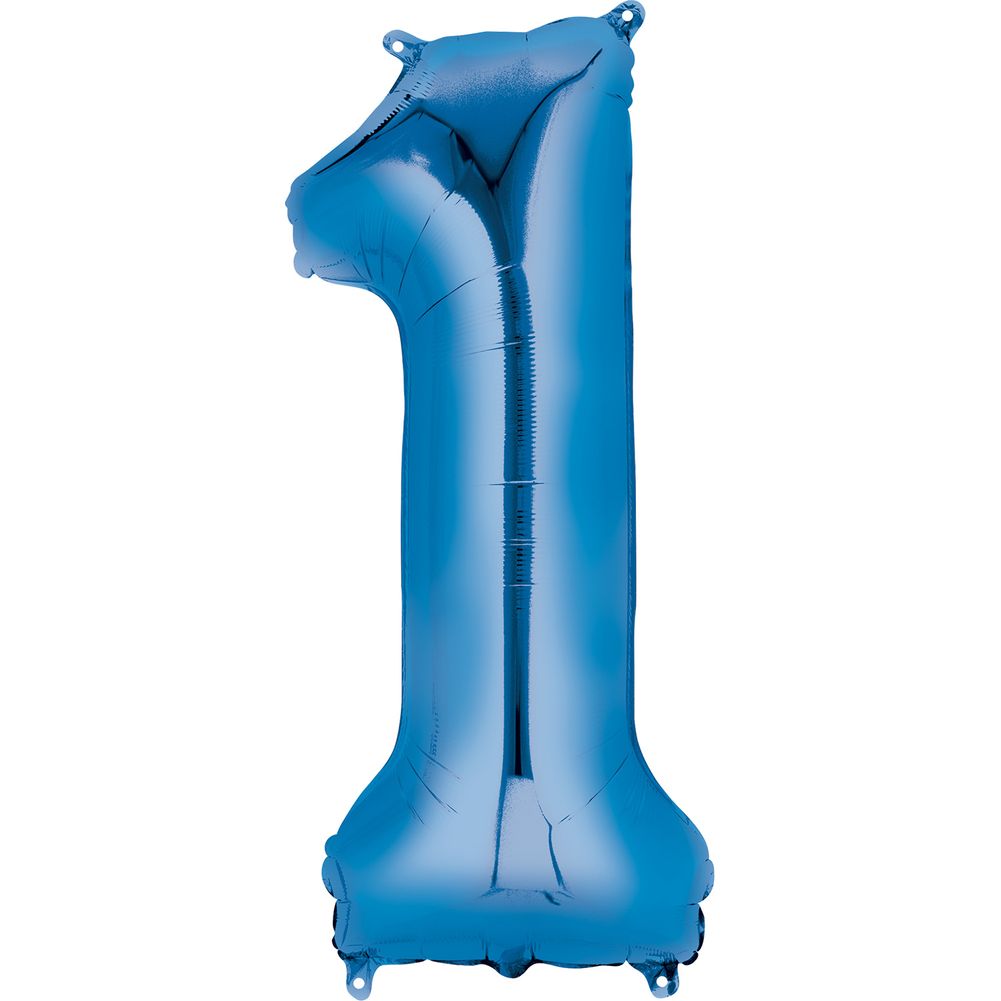 34" NUMBER 1 BLUE