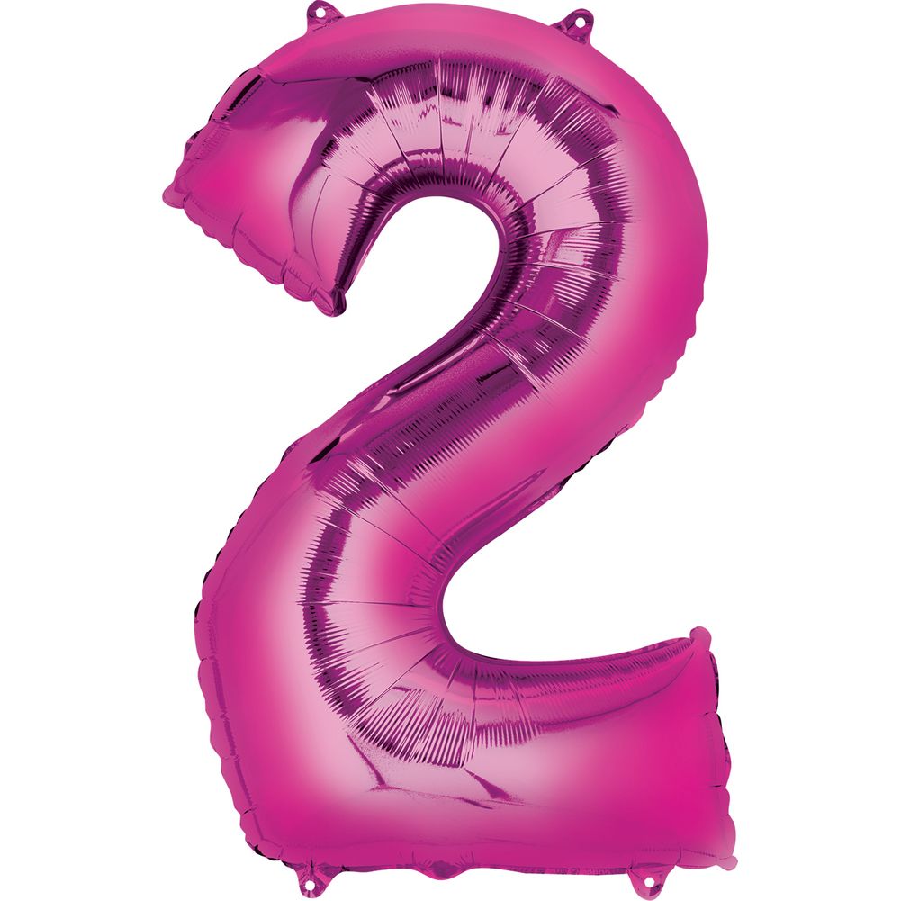 34" NUMBER 2 PINK