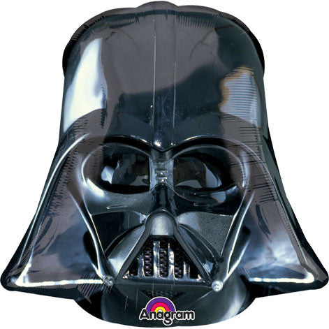 Darth Vader Helmet Black Super Shape Foil Balloon (1ct)