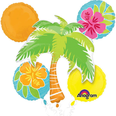 Summer Scene Bouquet of Balloons (5pc)