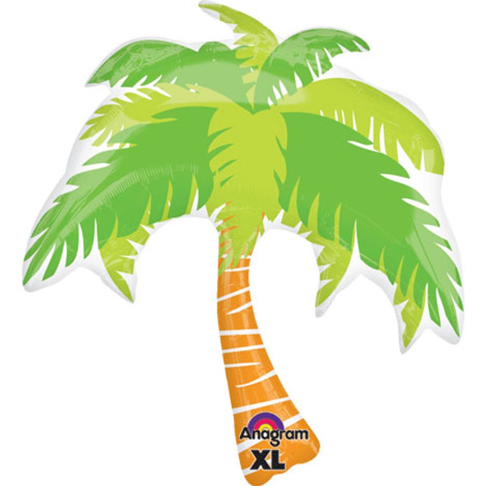 Summer Scene Palm Tree Foil Super Shape Balloon (1ct)