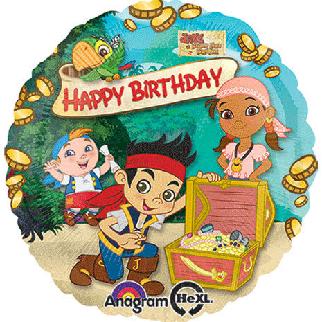 18" Jake & The Neverland Pirates Birthday Hx