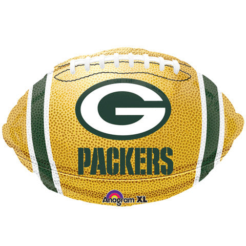 Green Bay Packers Football Junior Shape Foil Balloon (1ct)