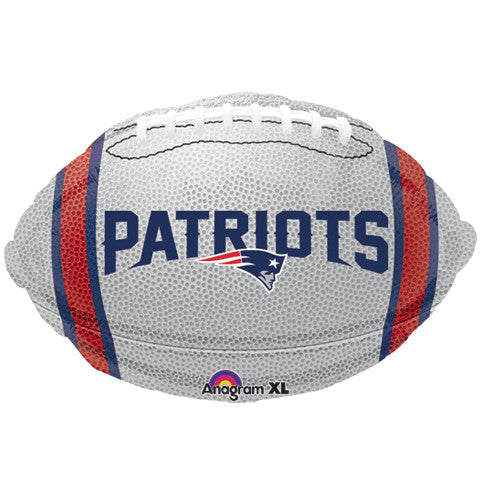 New England Patriots Football Junior Shape Foil Balloon (1ct)