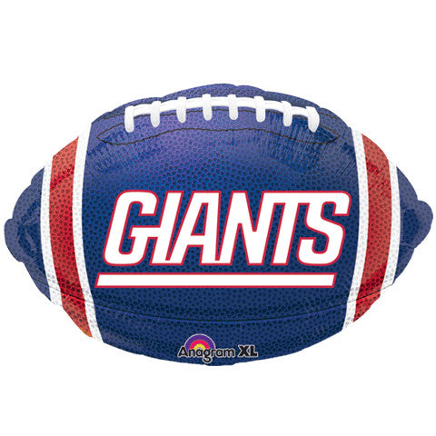 New York Giants Football Junior Shape Foil Balloon (1ct)
