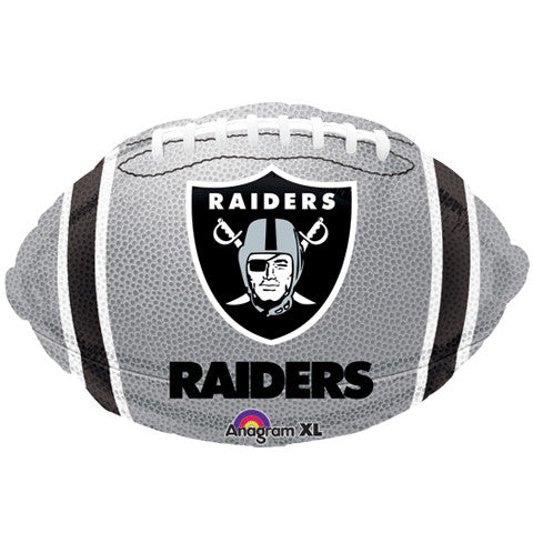 Oakland Raiders Football Junior Shape Foil Balloon (1ct)
