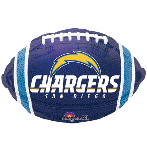 18" SAN DIEGO CHARGERS TEAM COLORS JR. SHAPE