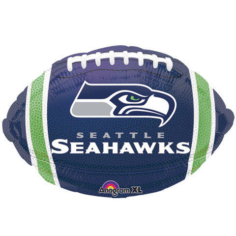 Seattle Seahawks Football Junior Shape Foil Balloon (1ct)