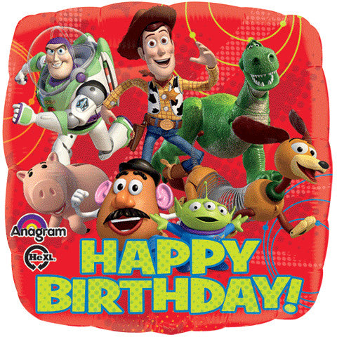 18" TOY STORY GANG BIRTHDAY HX