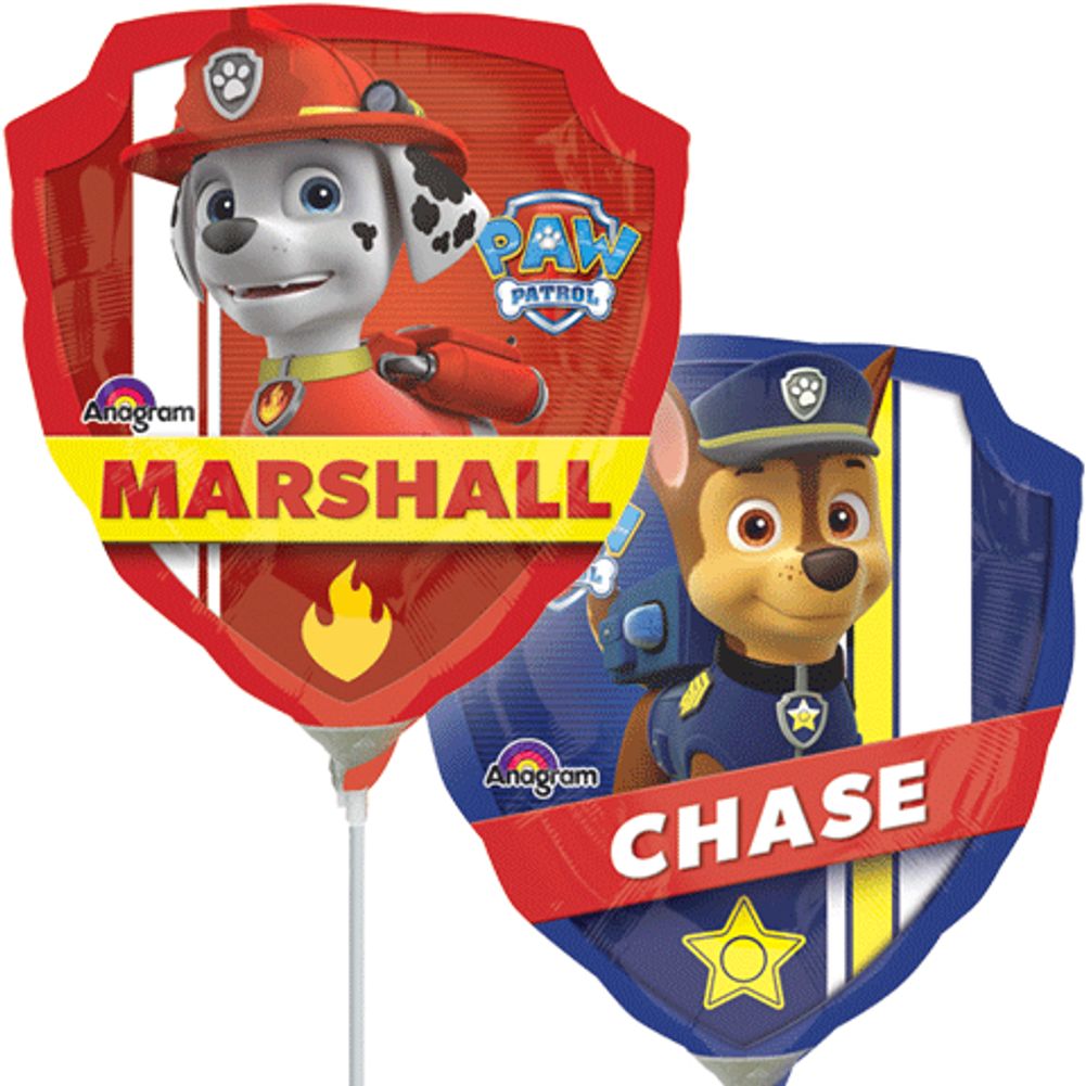 Mini Paw Patrol Foil Balloon