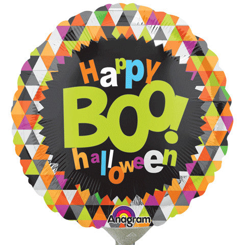 Boo Halloween Mini Foil Balloon