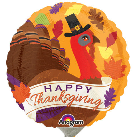 Turkey Time Micro Foil Balloon