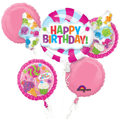 Sweet Shop Bouquet of Balloons (5pc)