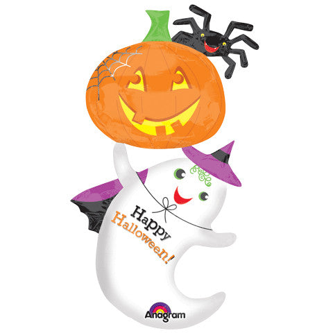 GHOST AND PUMPKIN MULTI-BALLOON