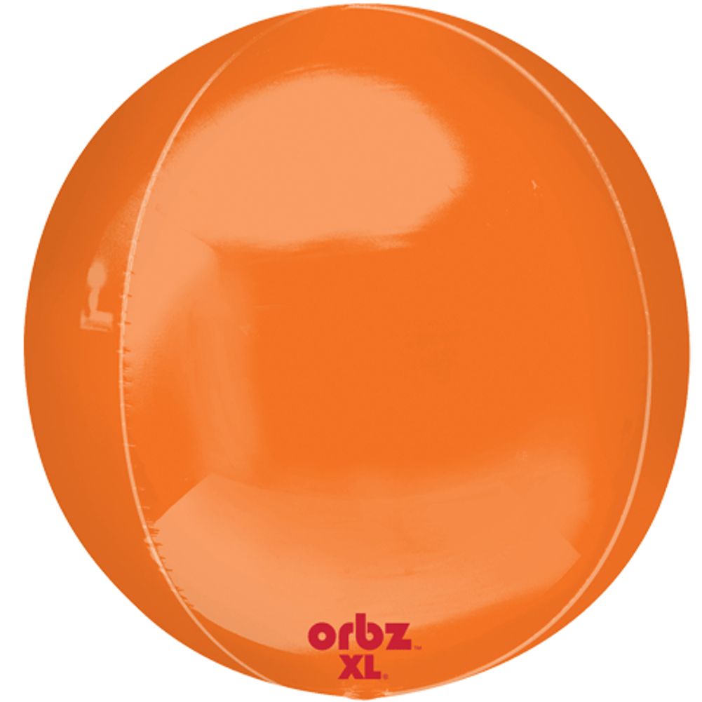 15" Orange Foil Balloon
