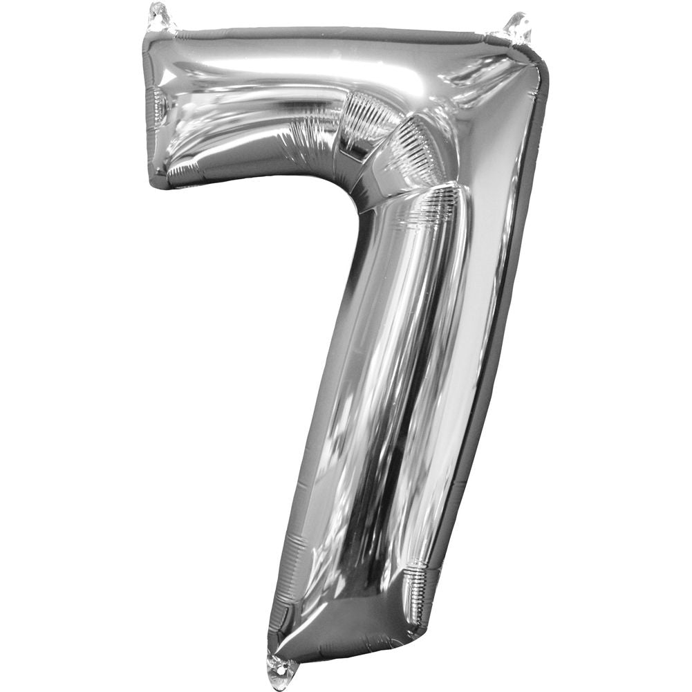 26" NUMBER 7 SILVER