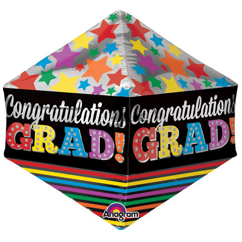 17" Congratulations Grad Stars & Stripes Anglez
