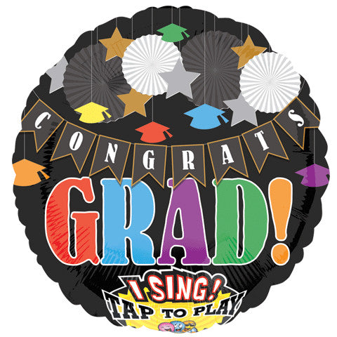 28" CELEBRATE & CONGRATS GRAD SING-A-TUNE