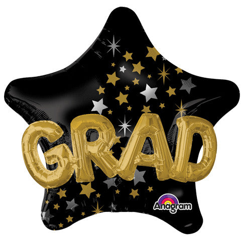 CONGRATS GRAD STAR MULTI-BALLOON