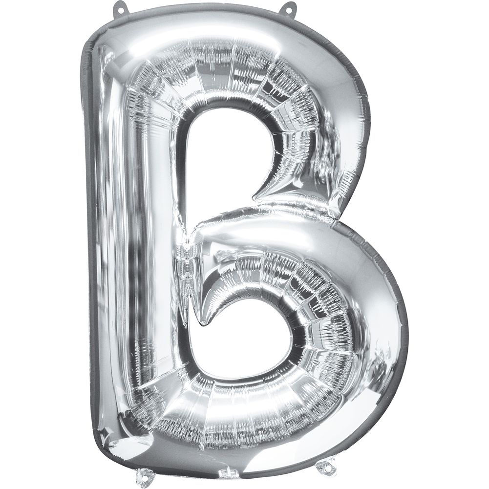 34" LETTER B SILVER