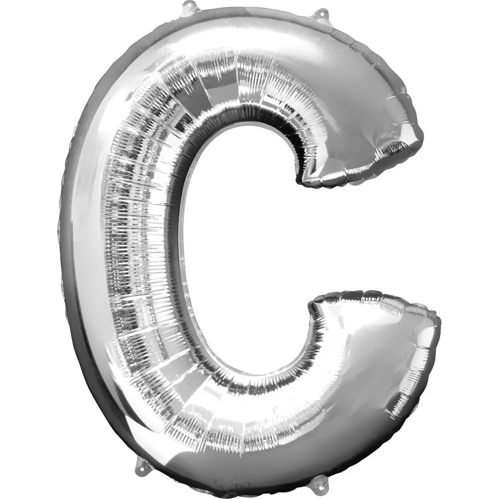 34" LETTER C SILVER