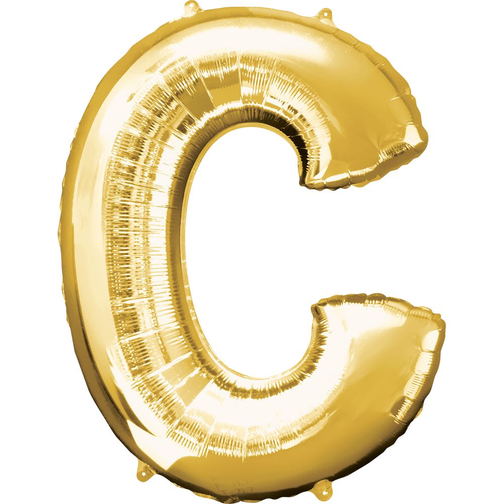 34" LETTER C GOLD