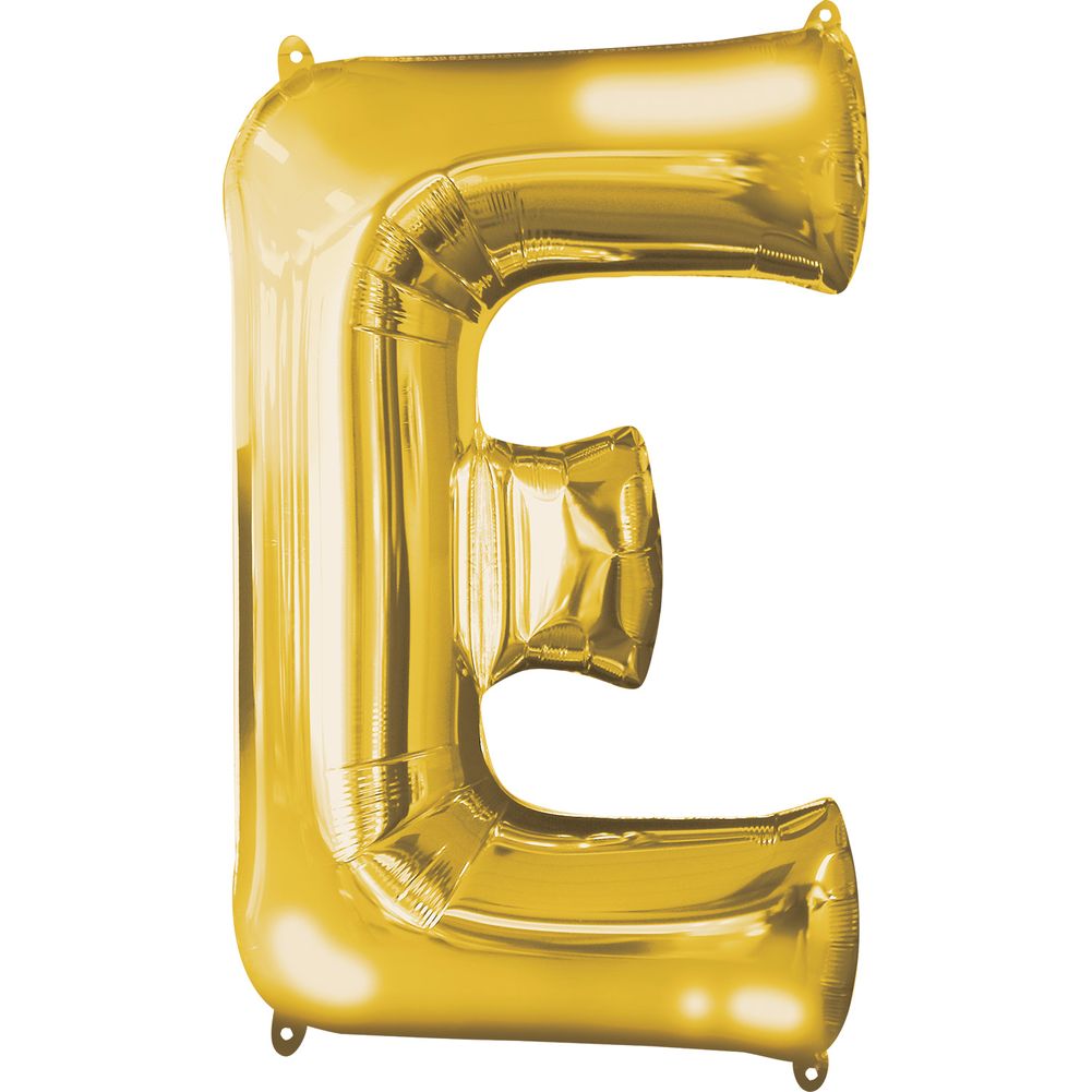 34" LETTER E GOLD