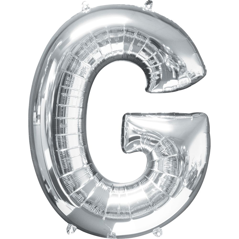 34" LETTER G SILVER