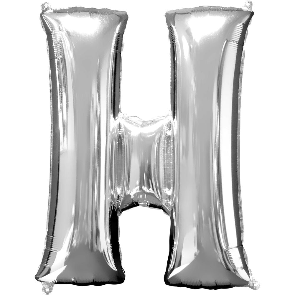 34" LETTER H SILVER