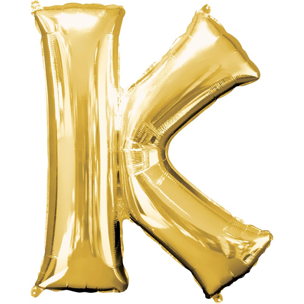 34" LETTER K GOLD