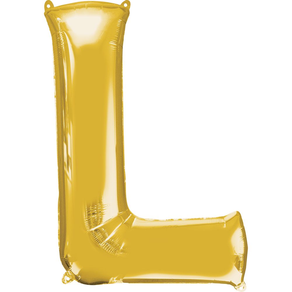 34" LETTER L GOLD
