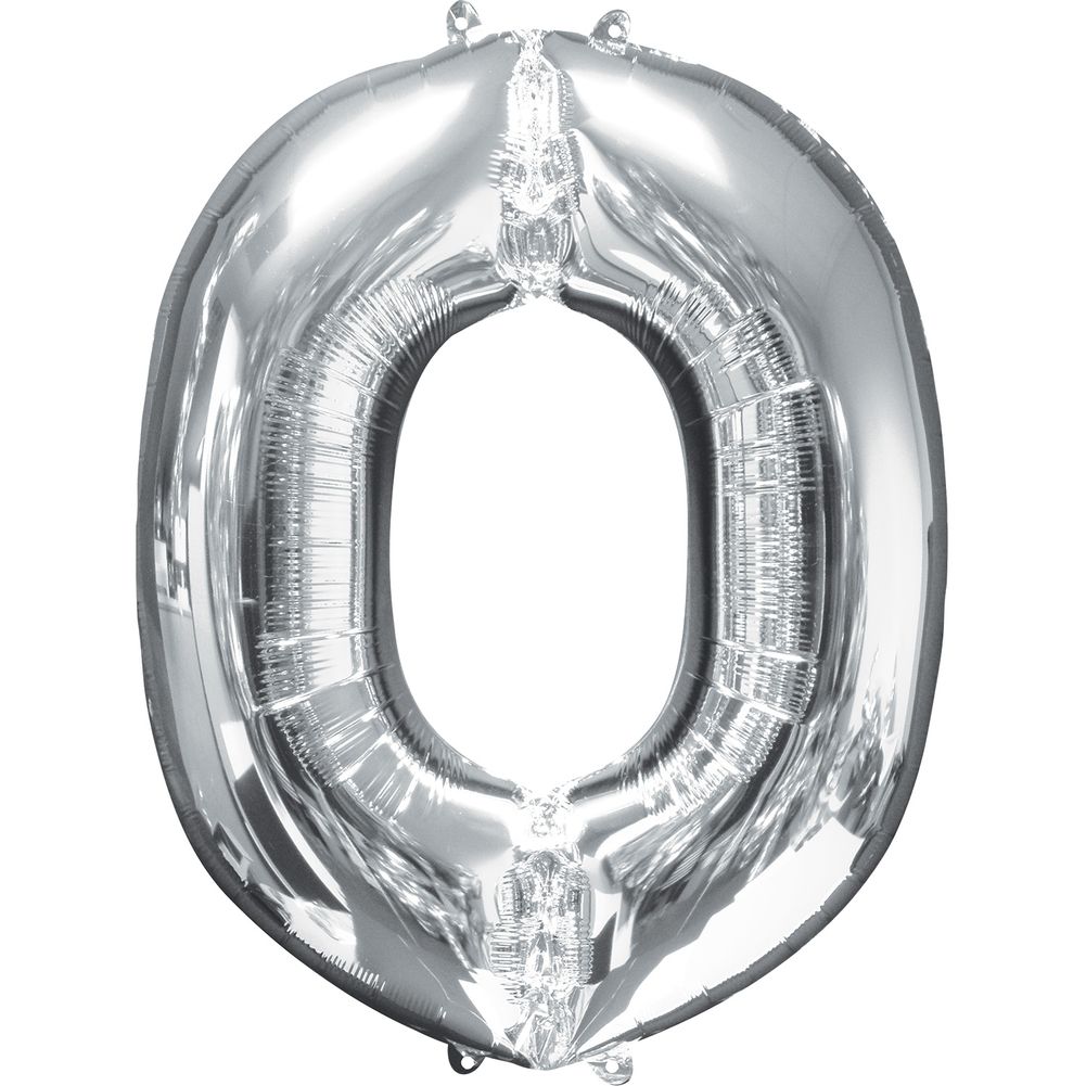 34" LETTER O SILVER