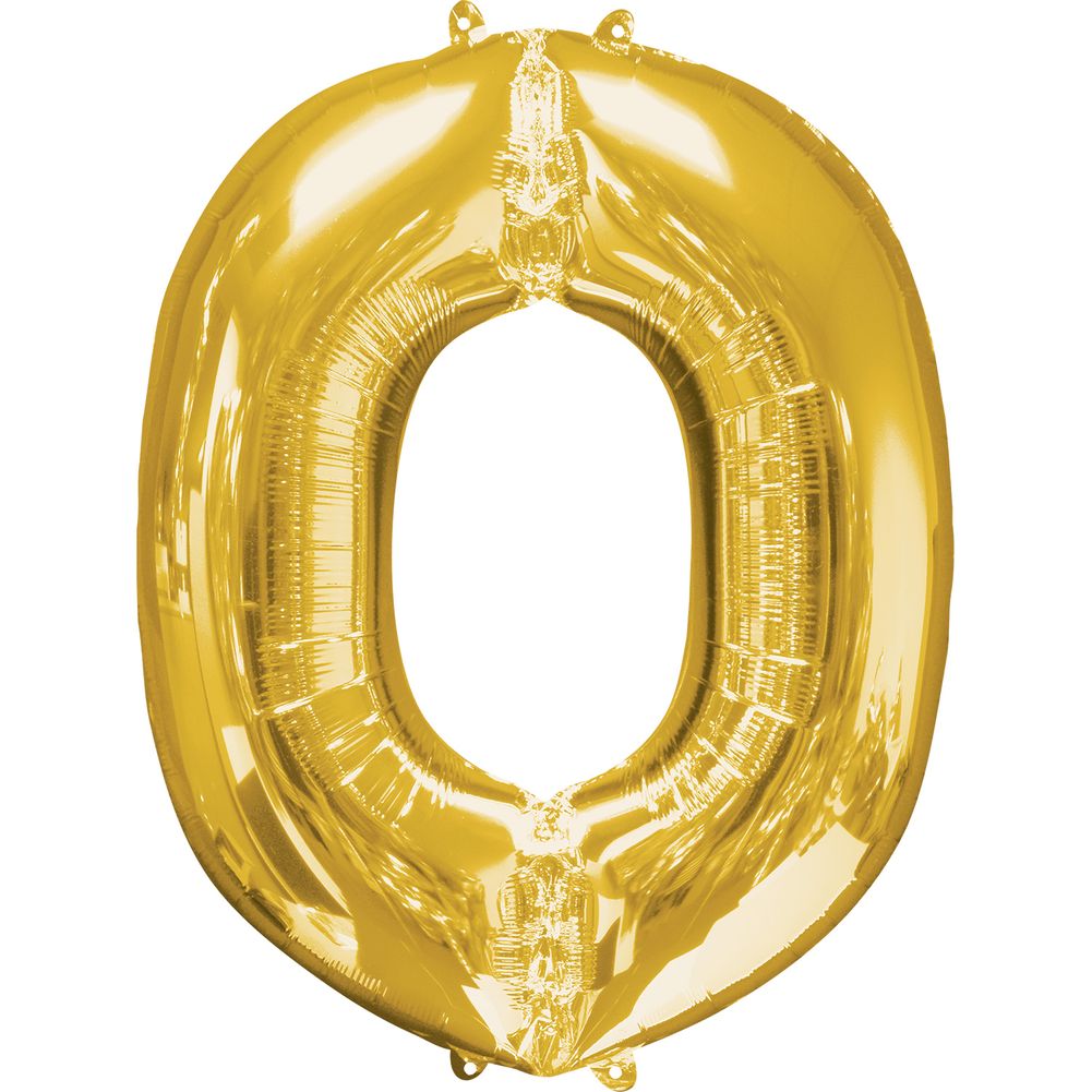 34" LETTER O GOLD