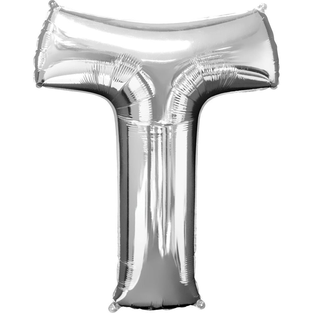 34" LETTER T SILVER