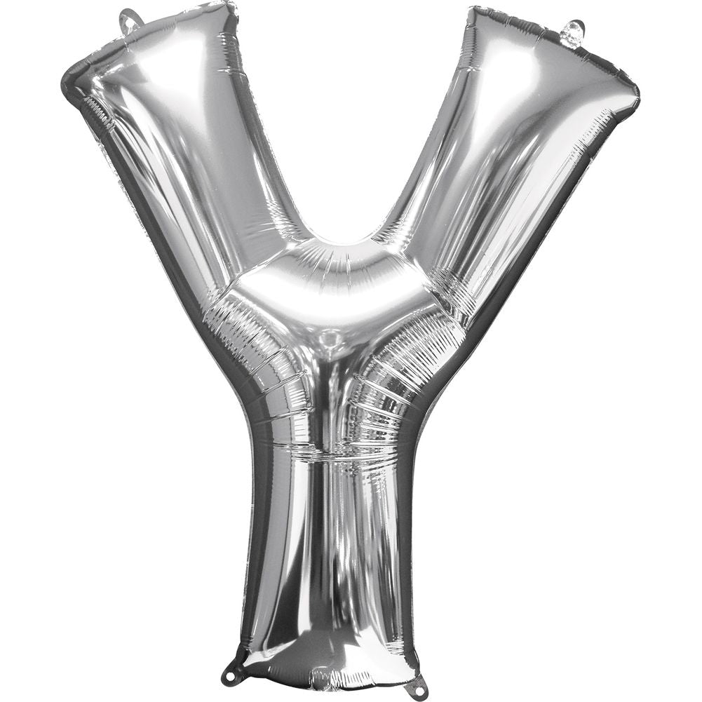 34" LETTER Y SILVER