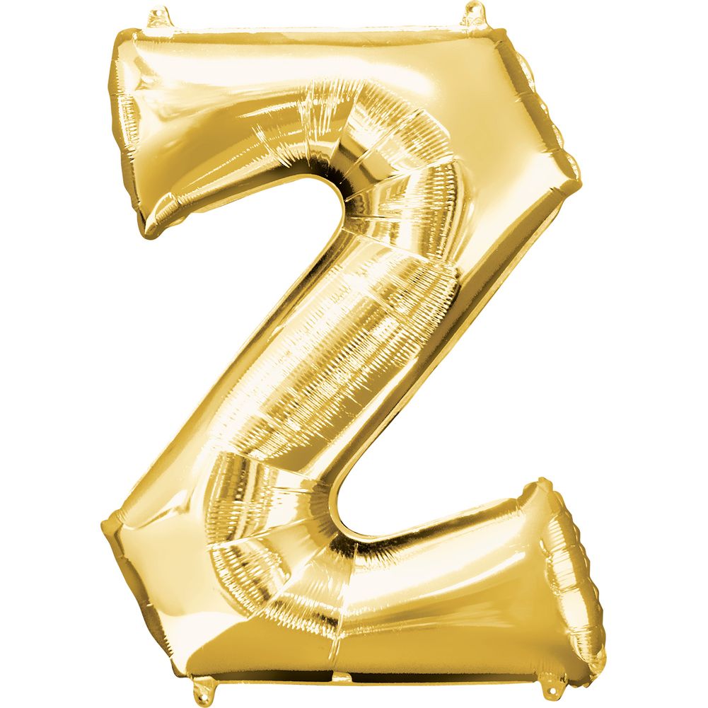 34" LETTER Z GOLD
