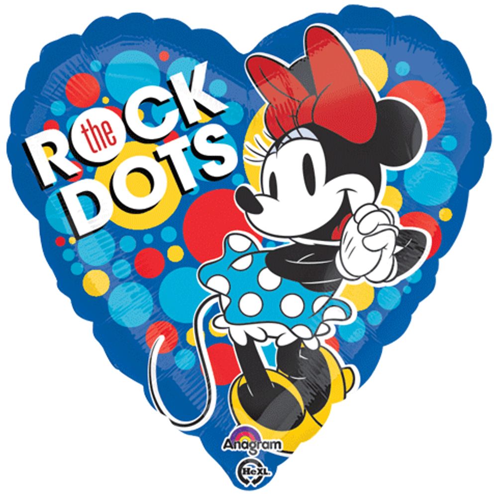 18" MINNIE ROCK THE DOTS HX