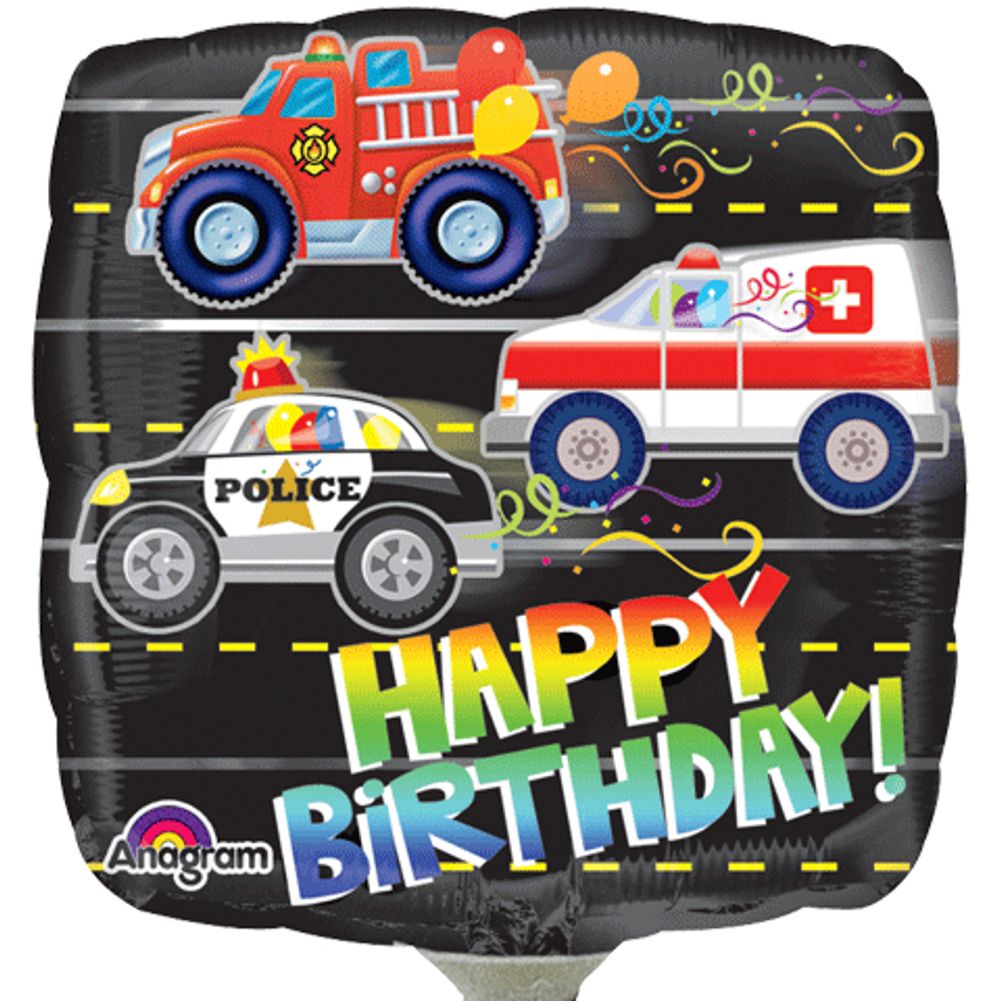 BIRTHDAY RESCUE VEHICLES MINI